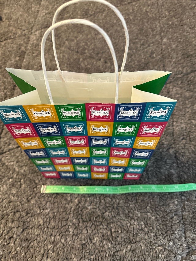 Kusmi Tea Boutique Designer Paper Shopping Gift Bag