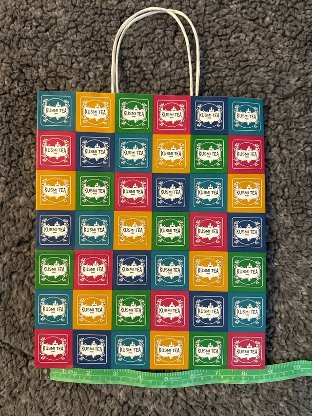 Kusmi Tea Boutique Designer Paper Shopping Gift Bag - photo 5