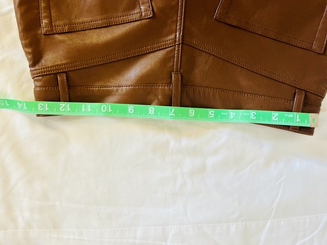 Wilfred Free Faux Leather Shorts Size 4 - photo 2