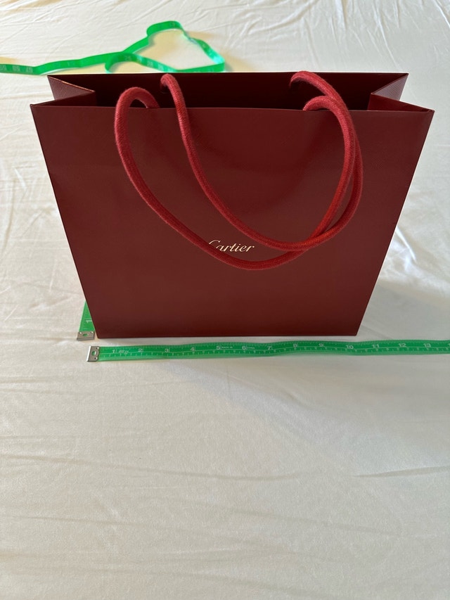 Cartier Paris Boutique Designer Paper Gift Bag - photo 3