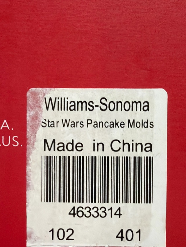 Williams Sonoma Star Wars Pancake Molds (Set of 4) - photo 5