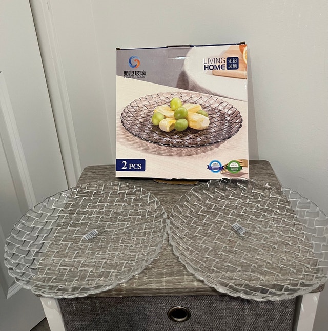 CRYSTAL Serving Plates