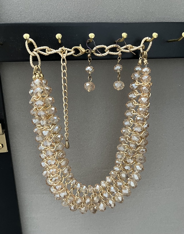 Italian Glass Necklace and Earrings - photo 4