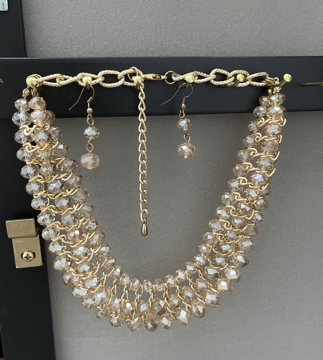 Italian Glass Necklace and Earrings - photo 5