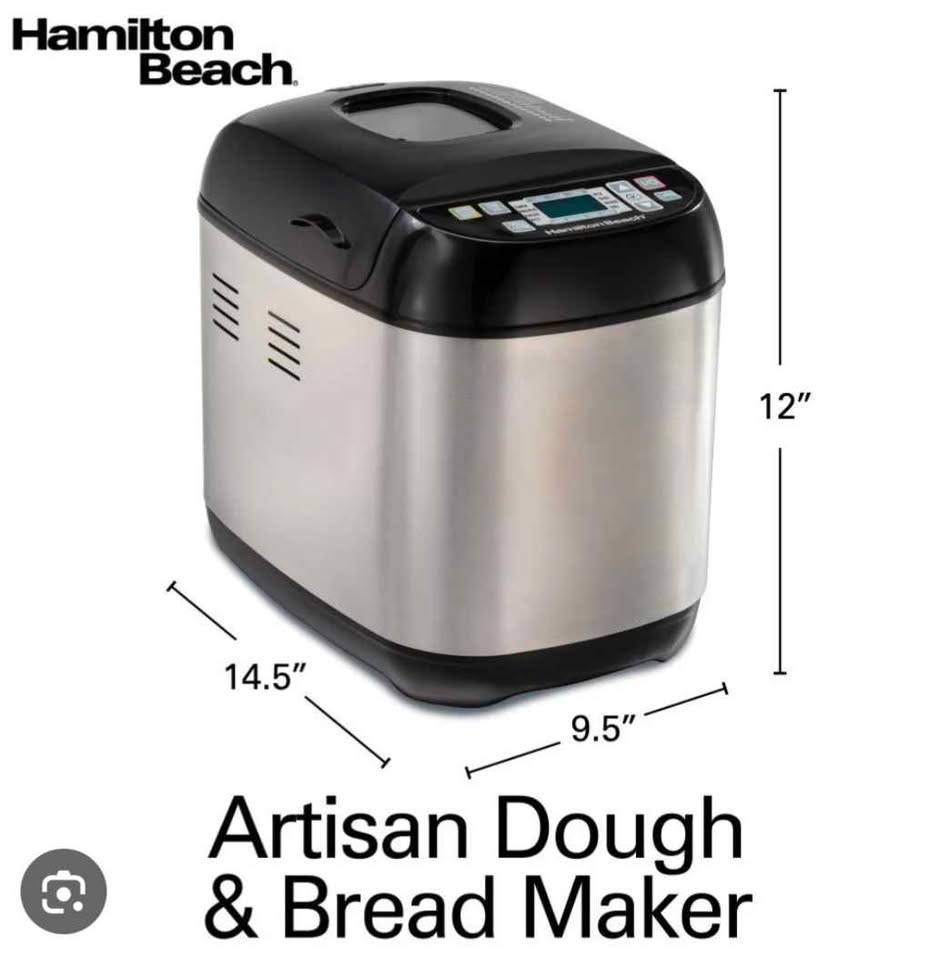 Hamilton Beach Artisan Dough and Bread Maker - photo 5