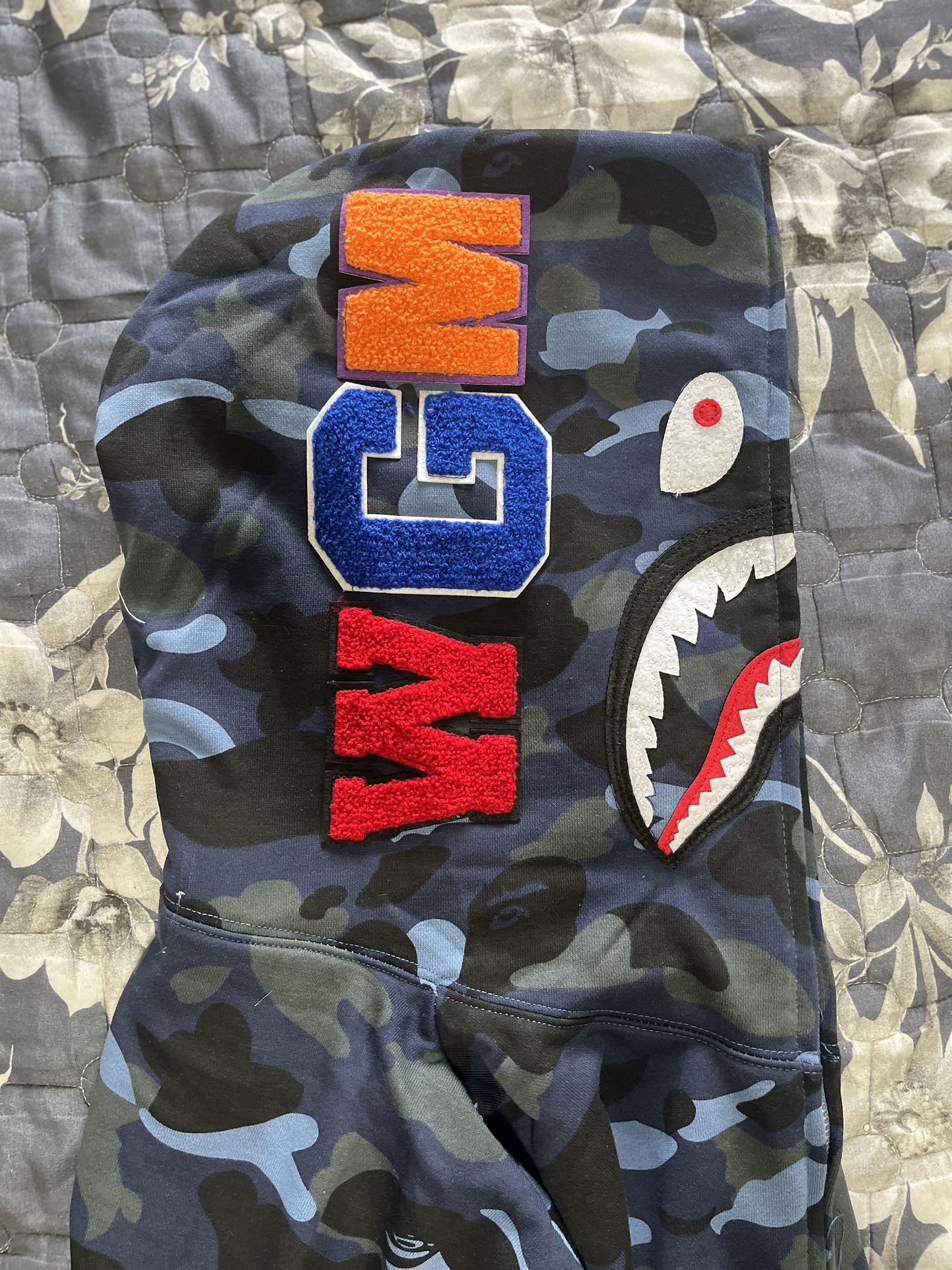 Blue Bape Hoodie Size Xl - photo 2