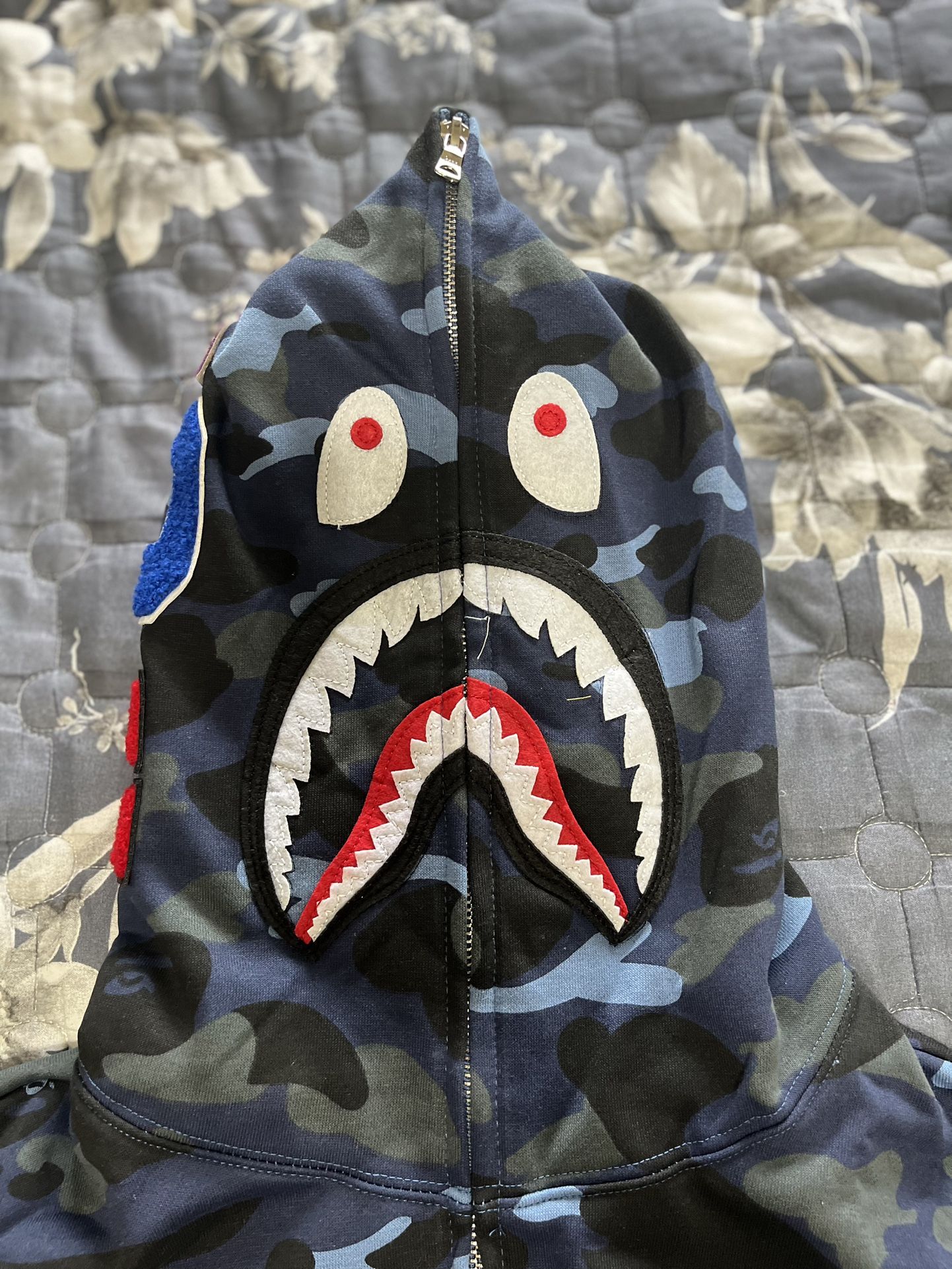 Blue Bape Hoodie Size Xl - photo 4