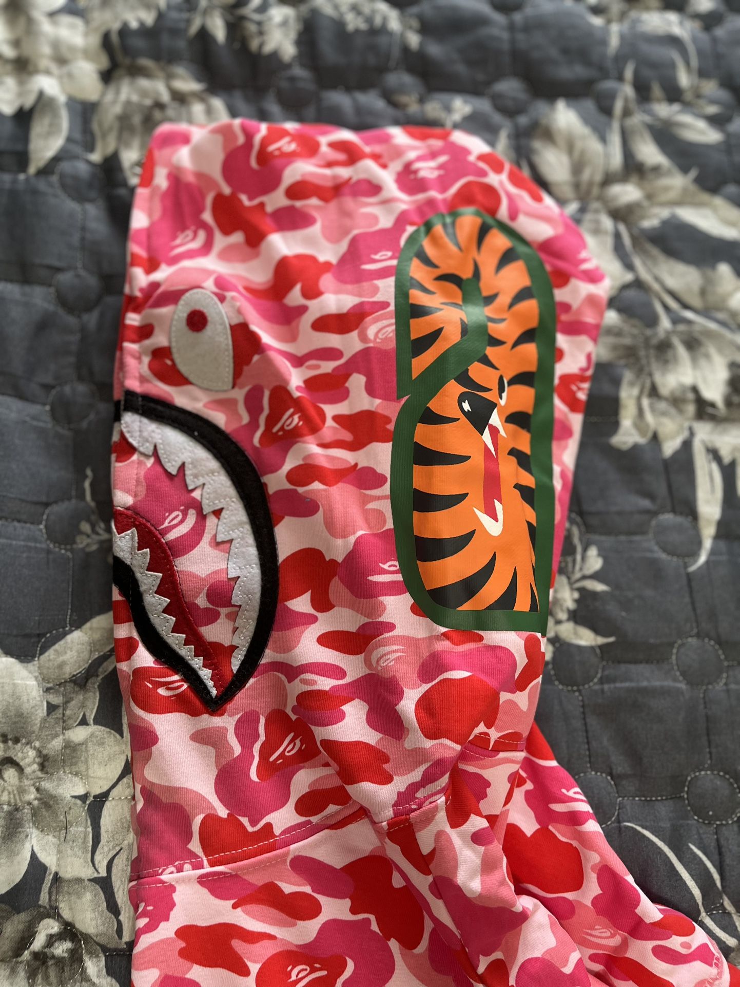 Pink Bape Hoodie Size L - photo 3