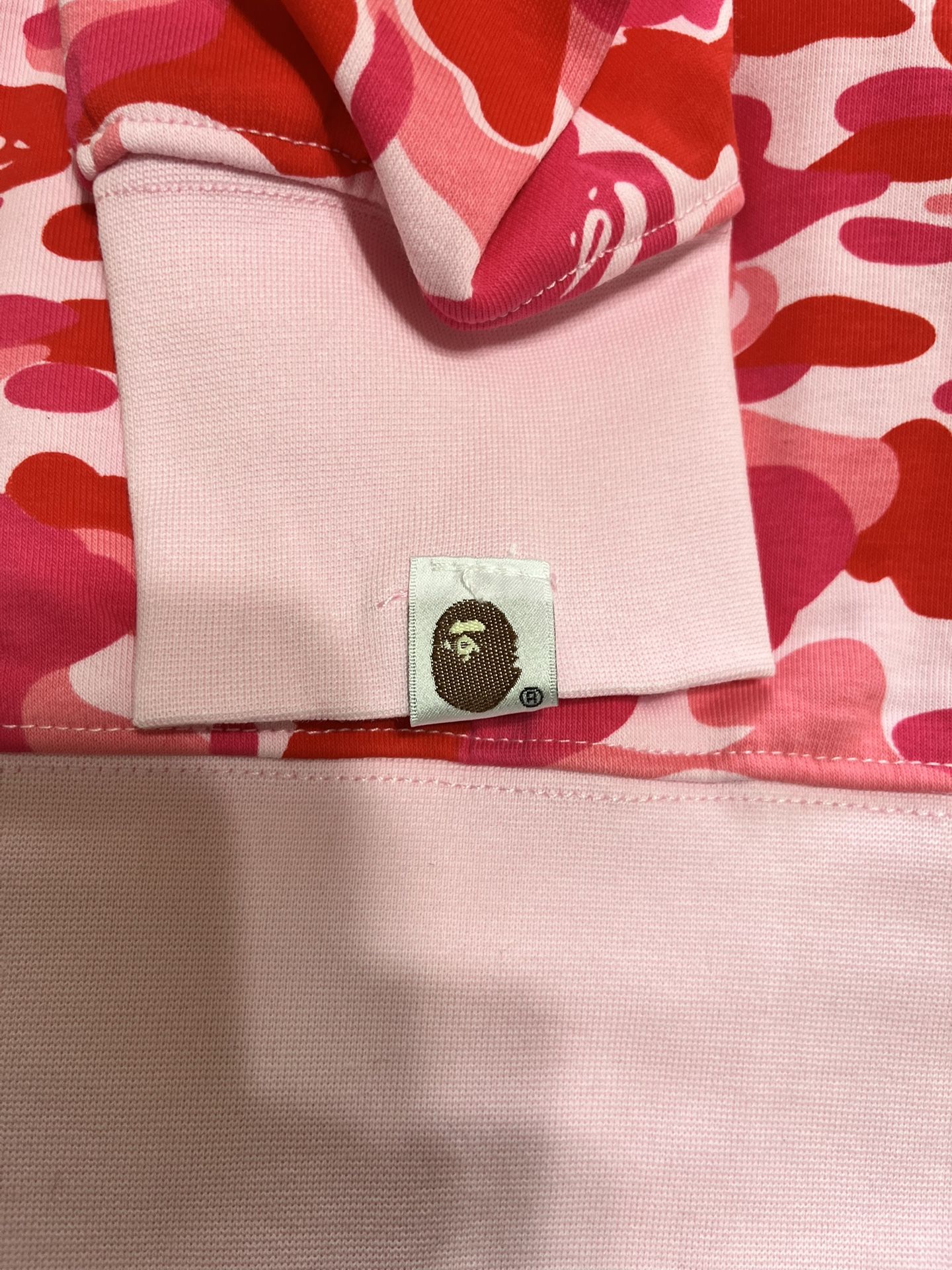 Pink Bape Hoodie Size L - photo 5