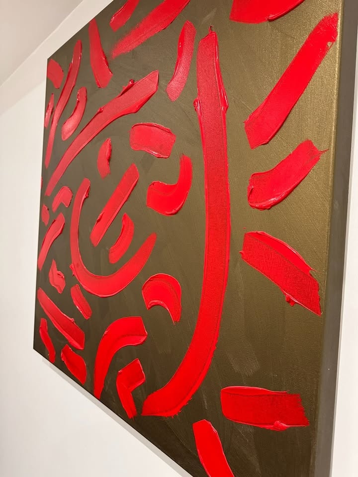 Modern Art Original Hand Painting on Canvas - photo 2