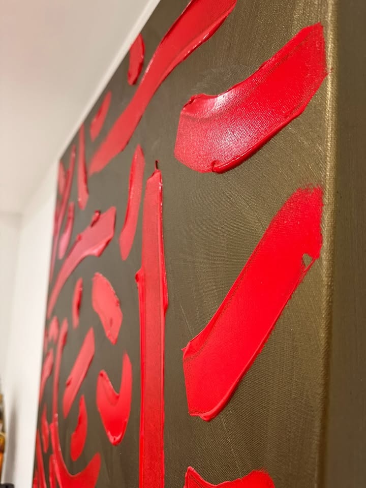 Modern Art Original Hand Painting on Canvas - photo 3