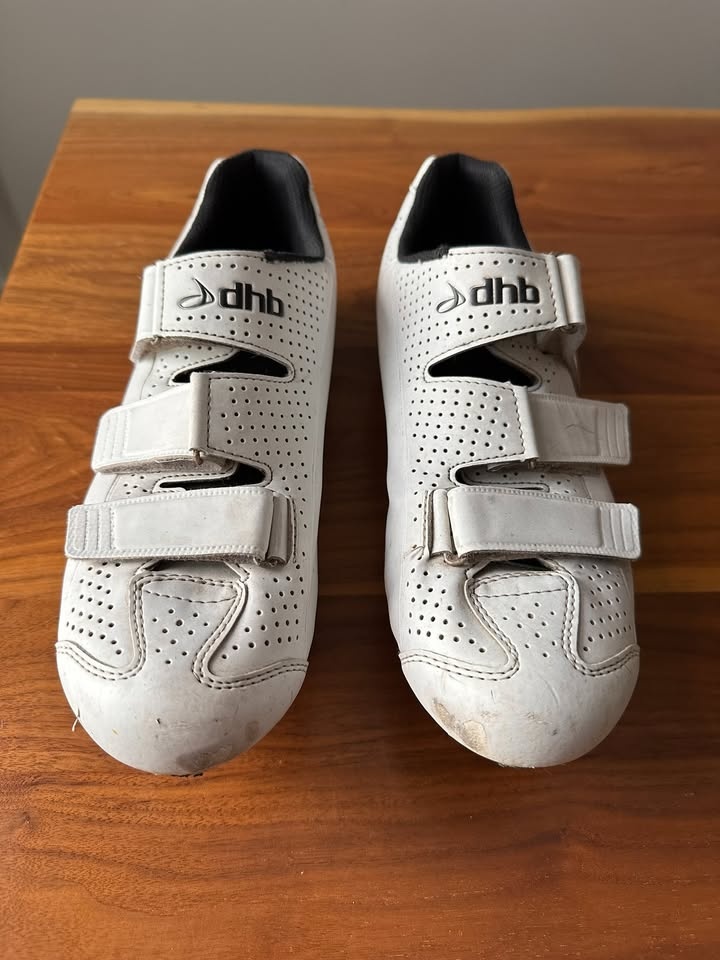 Dhb Troika Road Cycling Shoes - Look Keo Cleats - White - Sz 43 - photo 2