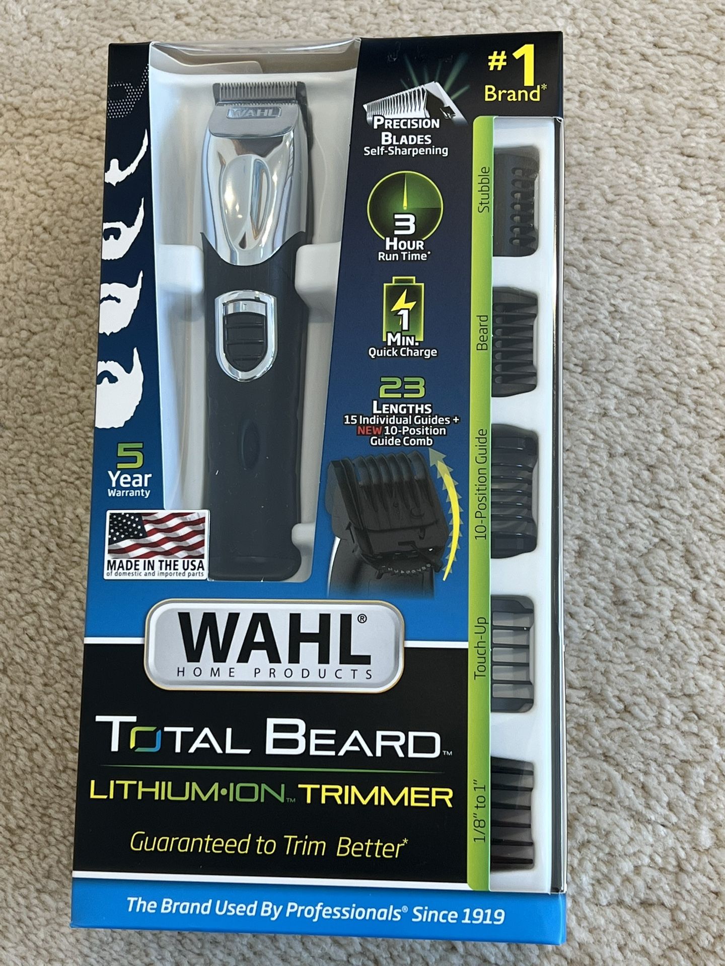 WAHL TOTAL BEARD LITHIUM-ION TRIMMER