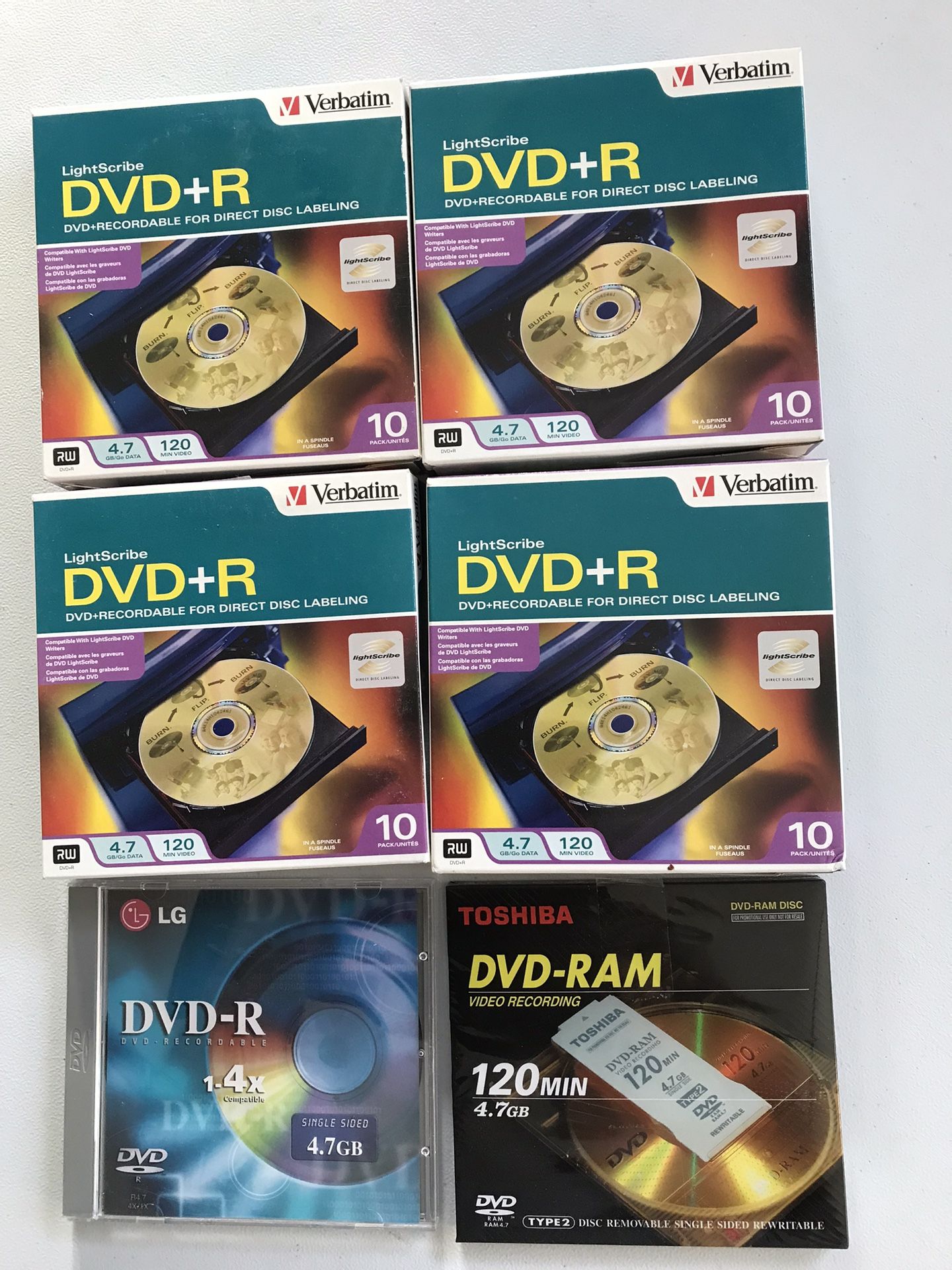 42 Recordable DVD Discs