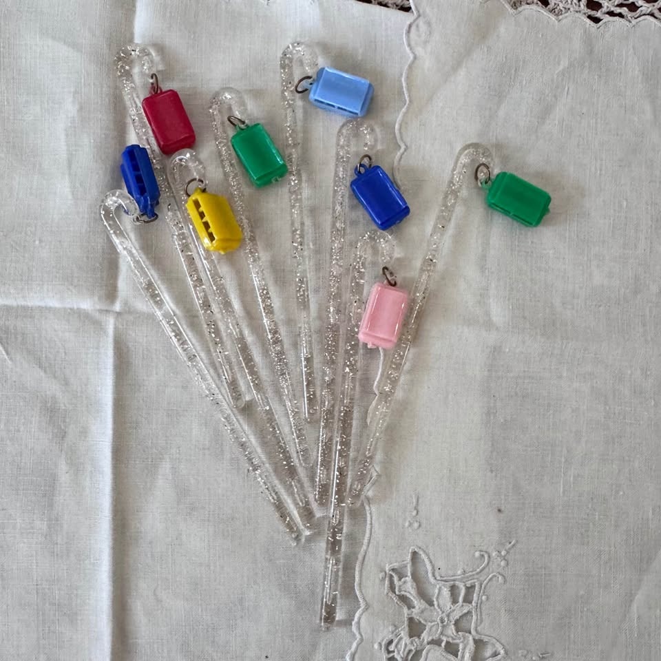 Rare MCM Wet Your Whistle Swizzle Sticks (Set of 8)
