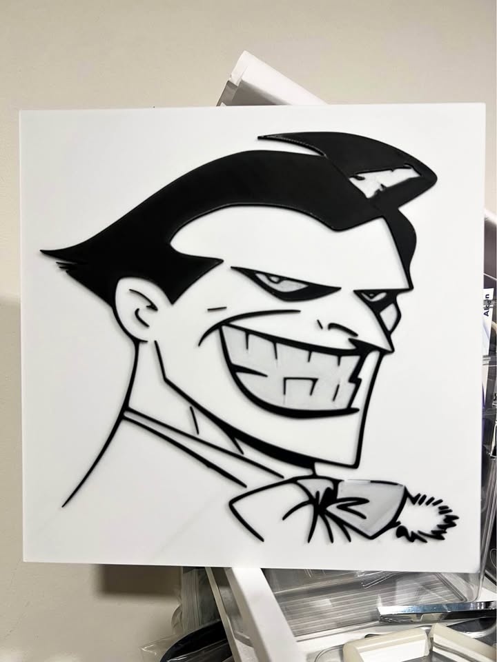 The Joker Animated Series 3D Wall Sign