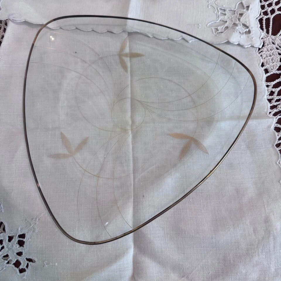 Atomic Age MCM Serving Fish Dish Set - photo 2