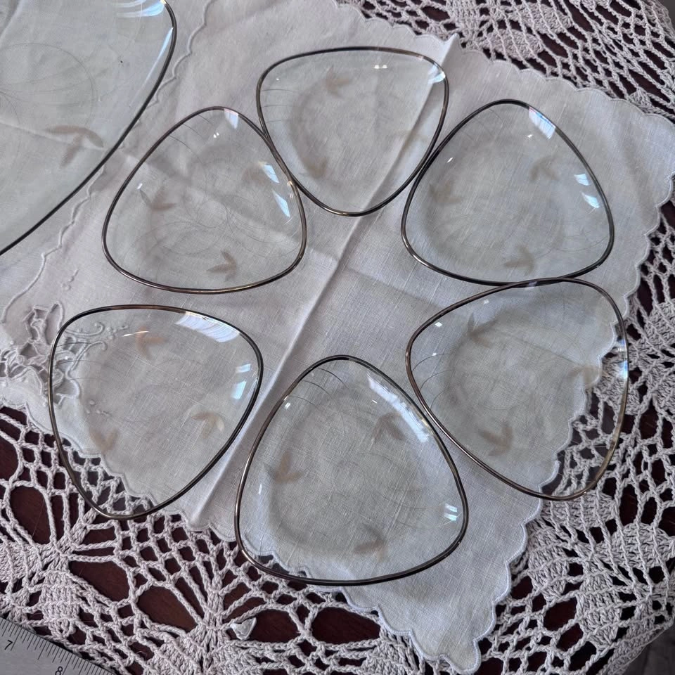 Atomic Age MCM Serving Fish Dish Set - photo 3