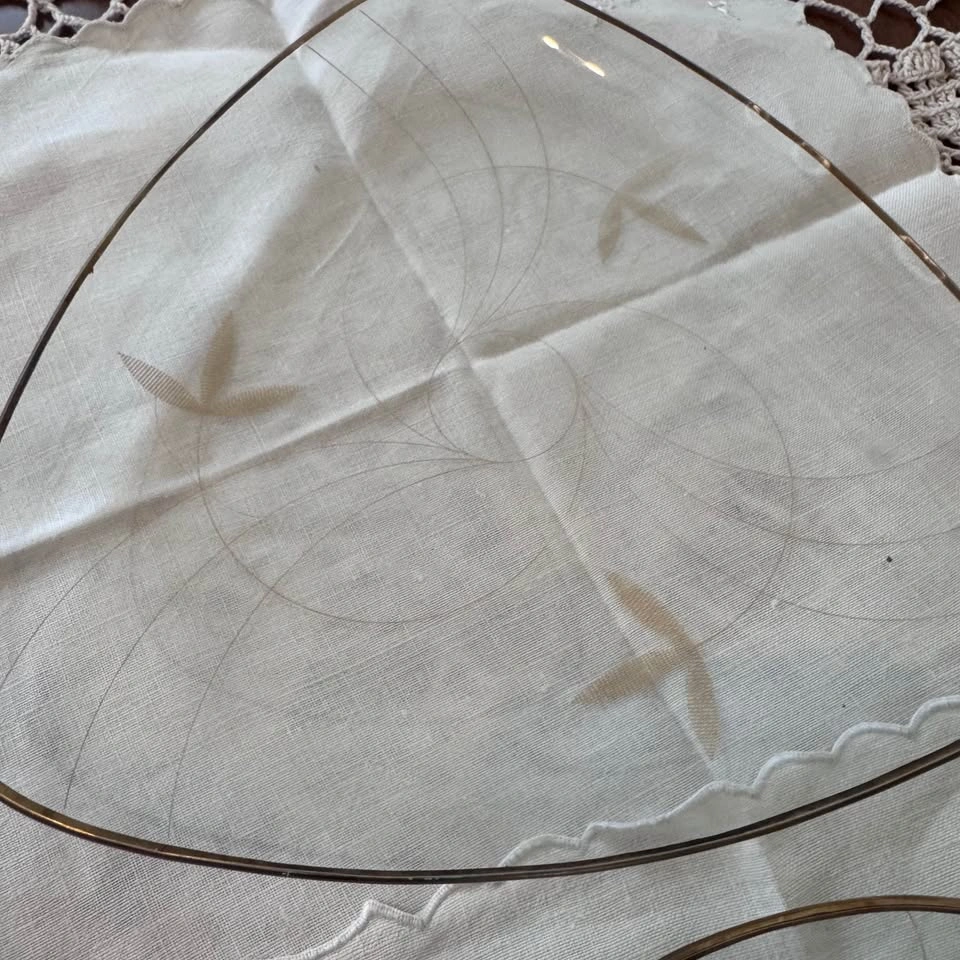 Atomic Age MCM Serving Fish Dish Set - photo 5