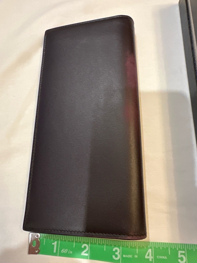 Preowned Mont Blanc Wallet - Dark Brown Leather - photo 3
