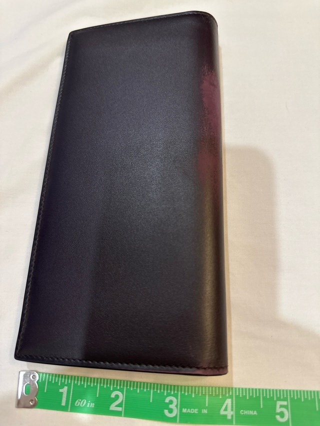 Preowned Mont Blanc Wallet - Dark Brown Leather - photo 5
