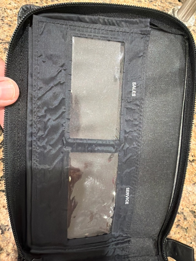 Genuine Mercedes Benz Leather Pouch - photo 2