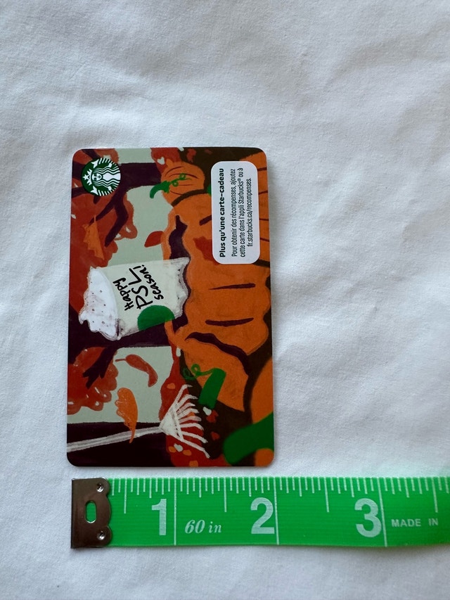Starbucks Gift Card - Pumpkin Spice Latte Design - photo 2