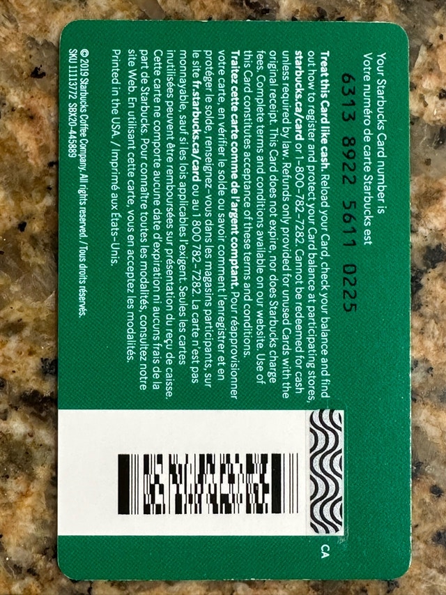 Starbucks Ultra Rare Gift Card 2019 Toronto Skyline - photo 5