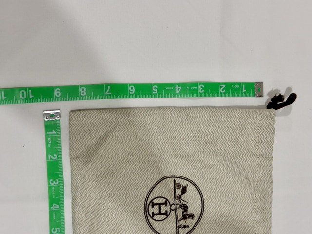 Hermes Paris brand new duster dust bag for wallet purse bag - photo 4