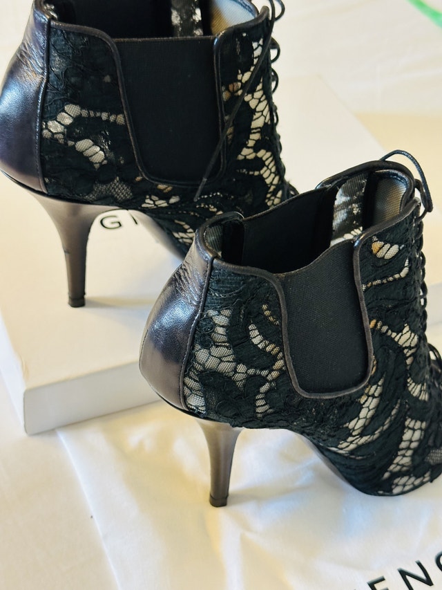 Givenchy Made in Italy Designer Open Toe Heels Size 37 - photo 5