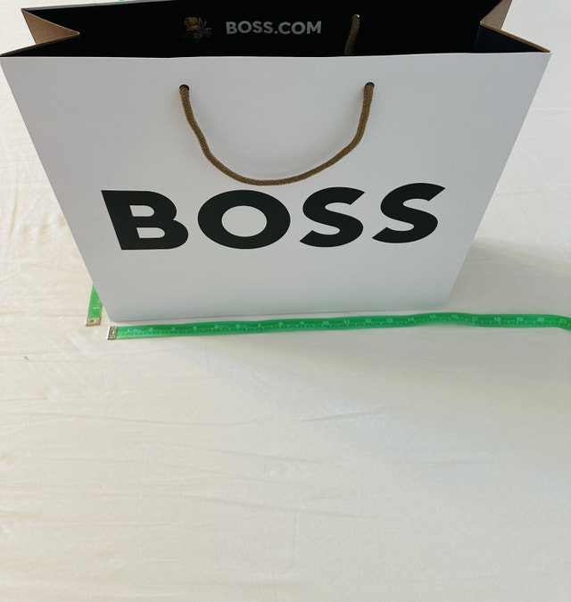 Hugo Boss Paper Bag