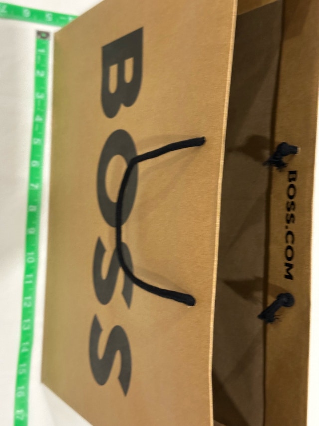 Hugo Boss Boutique Paper Shopping Gift Bag - New - photo 2