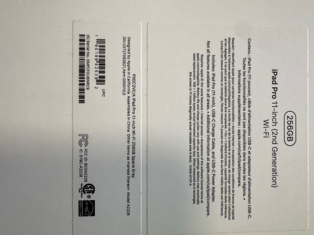 Genuine Apple iPad Pro Box - photo 4