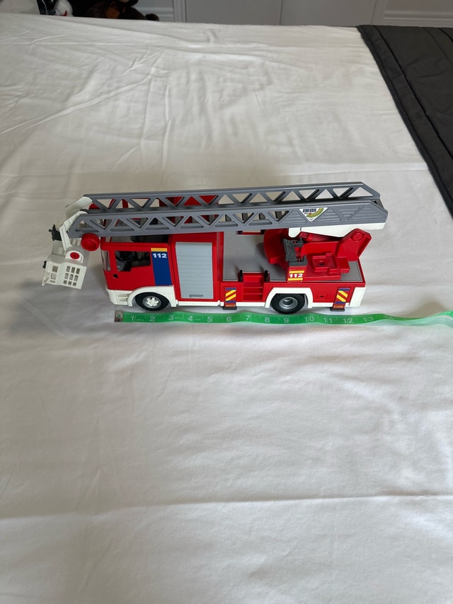 Playmobil Genuine Preowned Toy Fire Truck