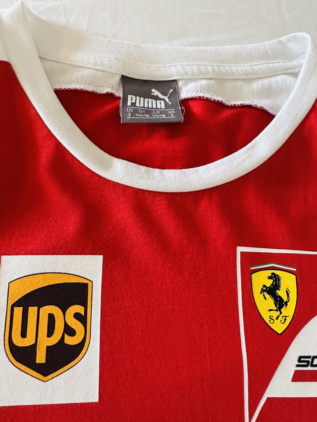 Designer Vintage Puma Ferrari Collab T-Shirt