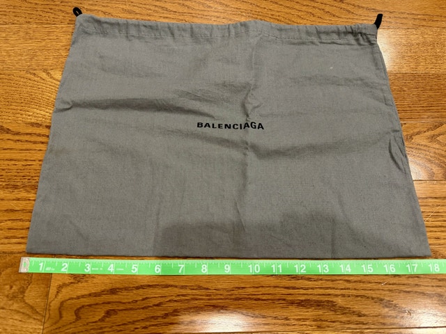 Balenciaga Dust Bag for Purse/Bag - Grey 18"x15"