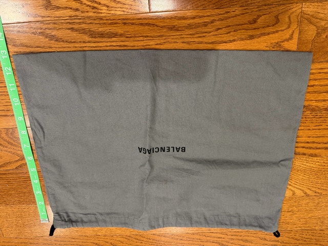Balenciaga Dust Bag for Purse/Bag - Grey 18"x15" - photo 5
