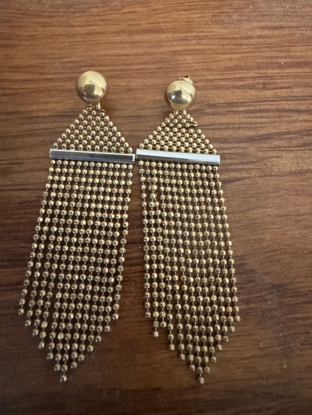 14k Gold Italy Earrings