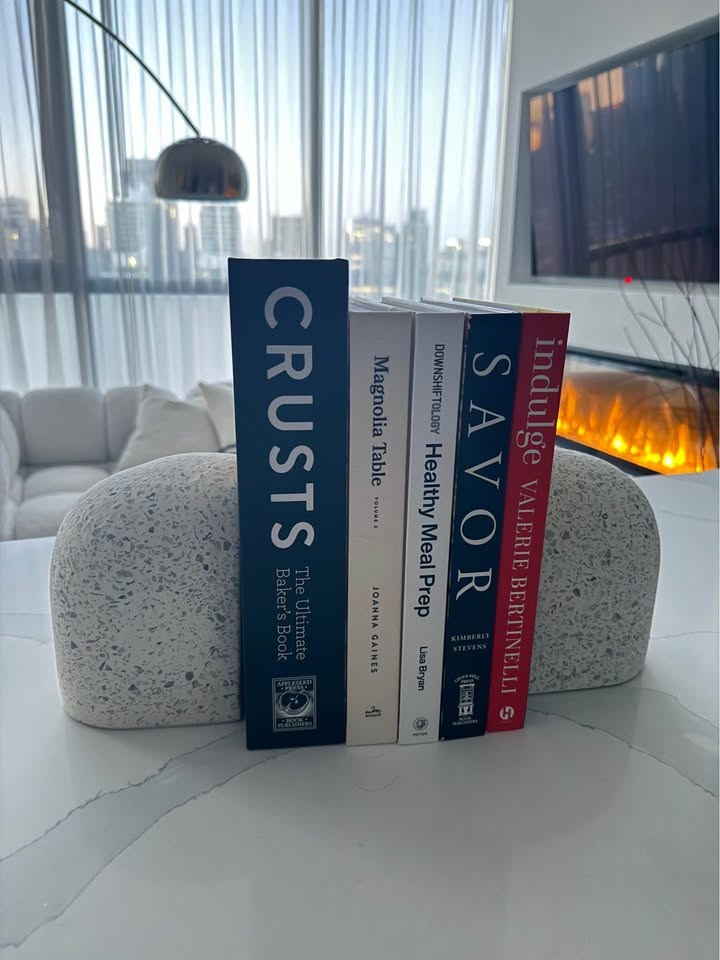 Renwil Bruno Terrazzo Bookends Set of 2 - white - photo 2
