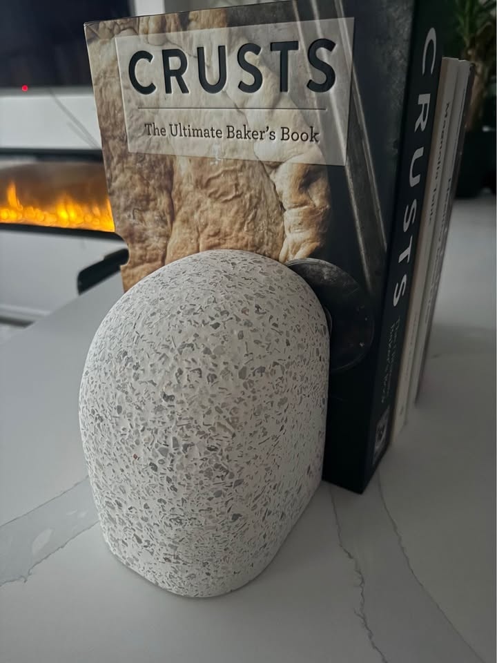 Renwil Bruno Terrazzo Bookends Set of 2 - white - photo 4
