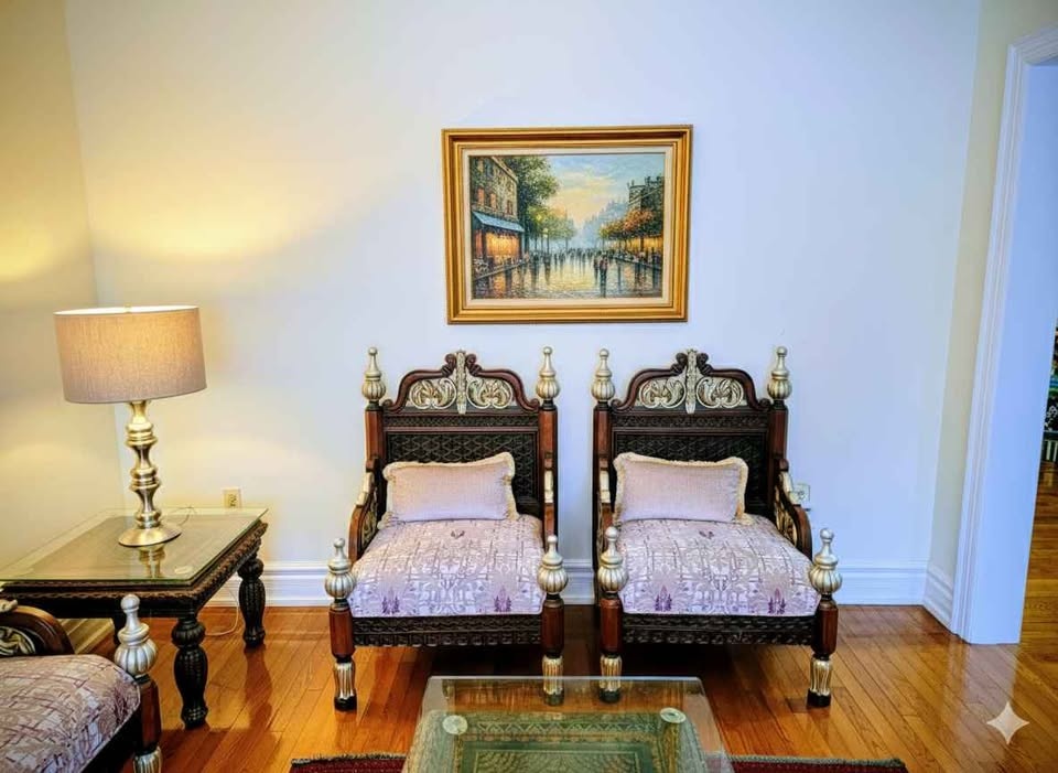 Solid Rosewood 3-Piece Carved Furniture Set - photo 2