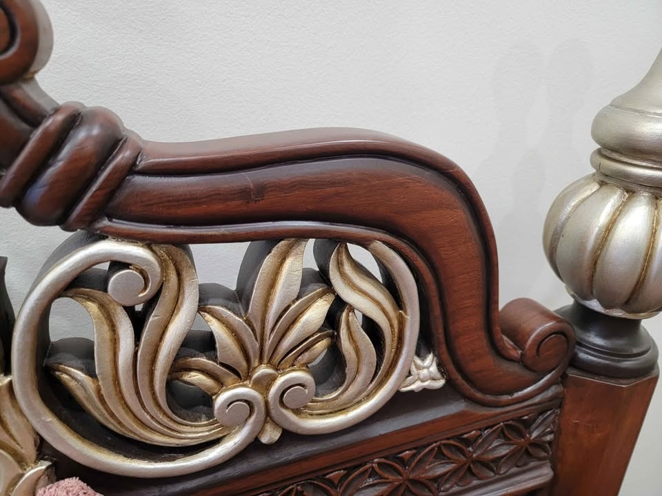 Solid Rosewood 3-Piece Carved Furniture Set - photo 5