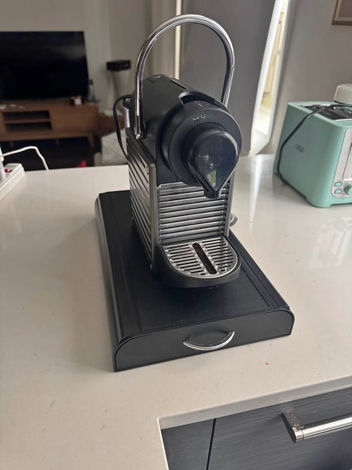 Nespresso Machine + Pod Holder Stand