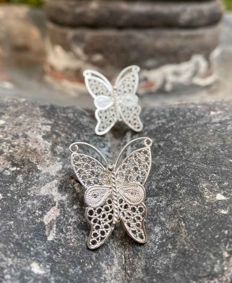 New Colombian Filigree Earrings – Silver - photo 2