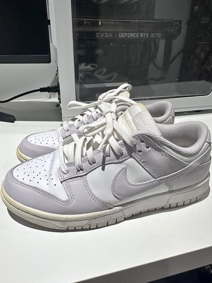 Nike Lavender Dunks (Size W8)