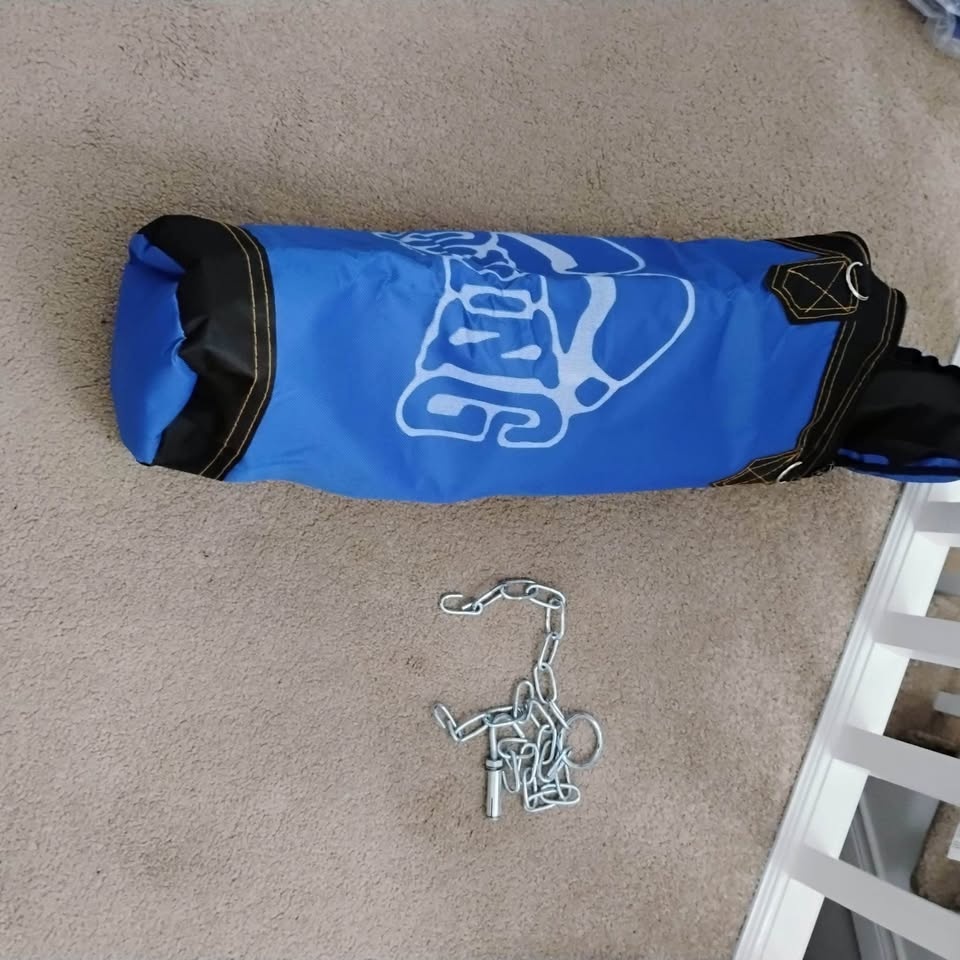 Boxing Bag with Gloves and Sparring Equipment - photo 2