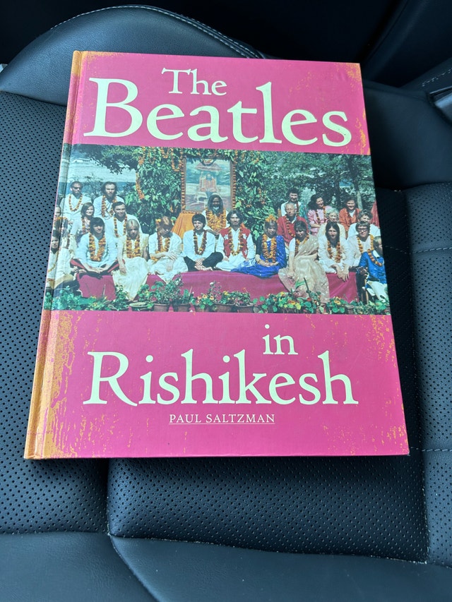 The Beatles in Rishikesh by Paul Saltzman Photo Book