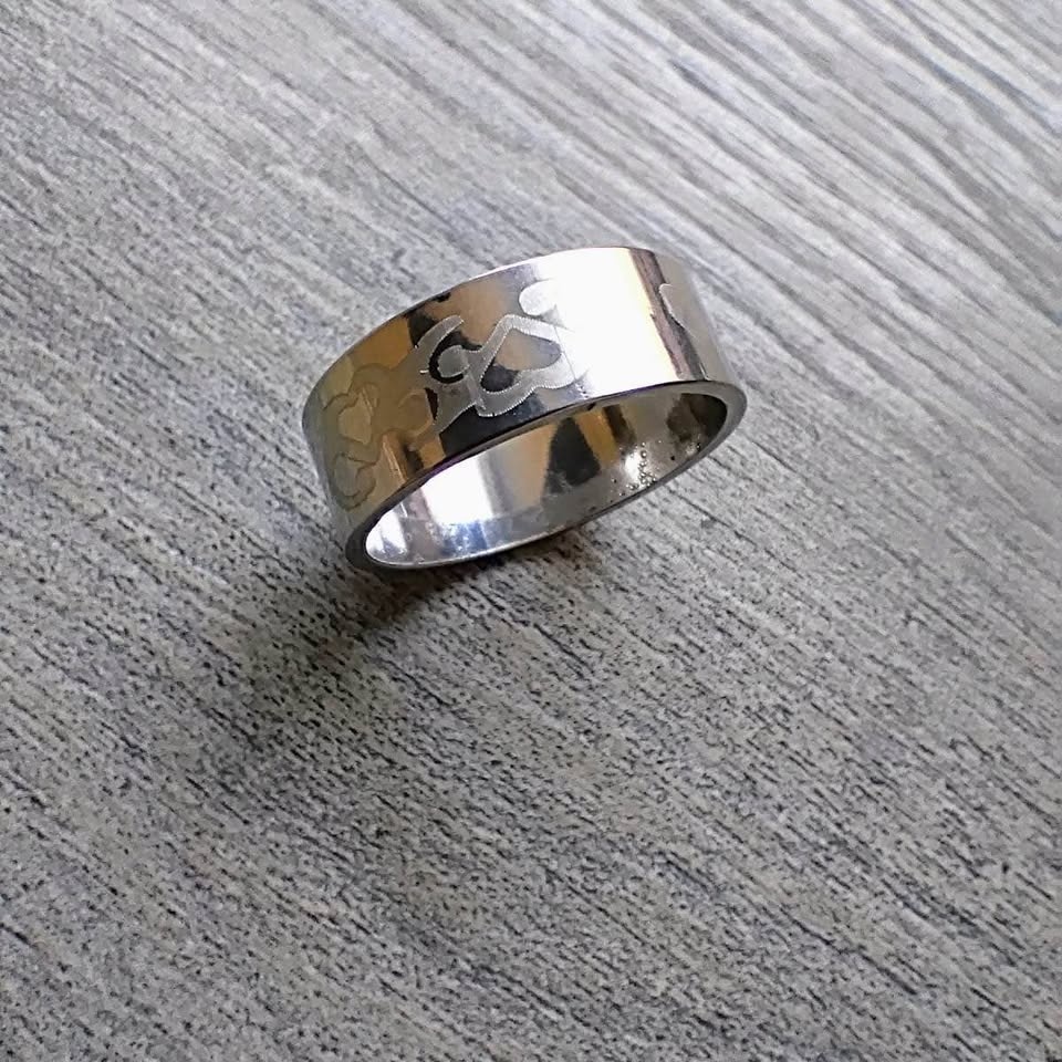 Love Stainless Steel Ring - photo 4