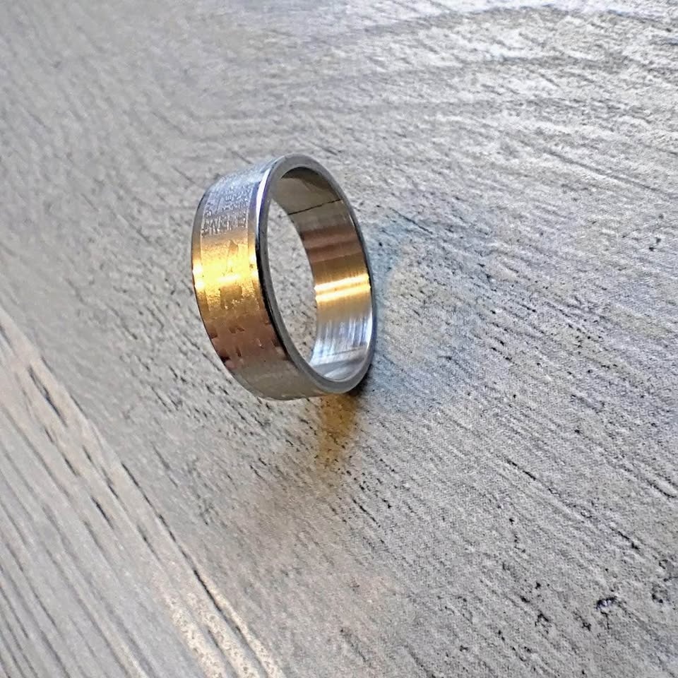Love Stainless Steel Ring - photo 5