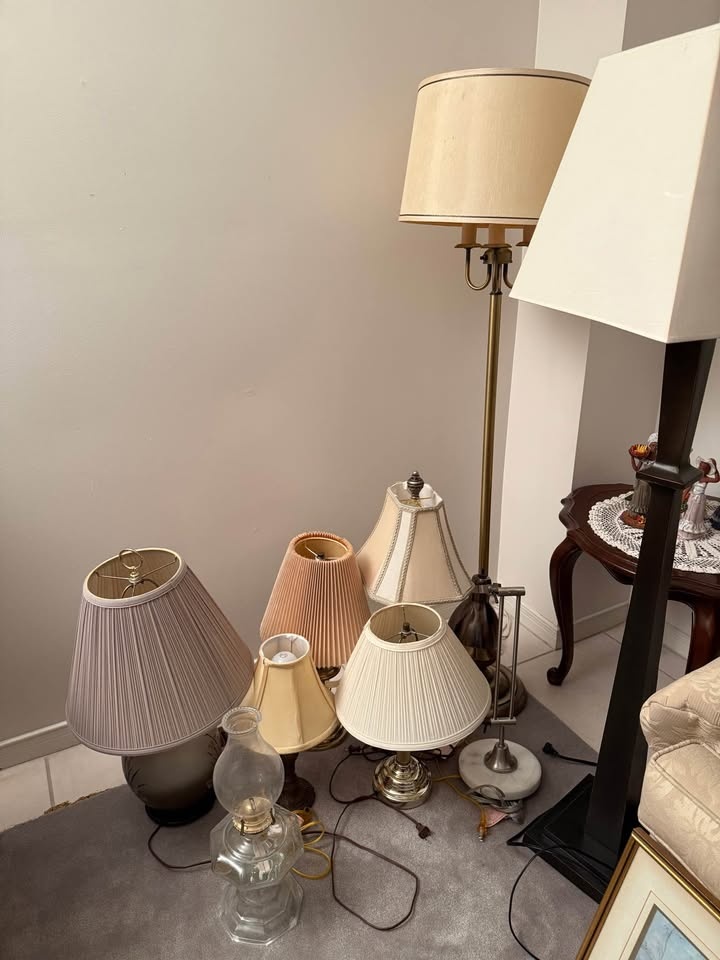 Estate Sale - Assorted Lamp Collection – Vintage & Traditional